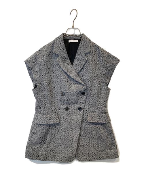 Loungedress（ラウンジドレス）Loungedress (ラウンジドレス) キャップスリーブWジレ　LDZ1052107A0001 グレー サイズ:FREEの古着・服飾アイテム