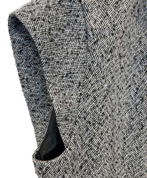 Loungedress（ラウンジドレス）Loungedress (ラウンジドレス) キャップスリーブWジレ　LDZ1052107A0001 グレー サイズ:FREEの古着・服飾アイテム