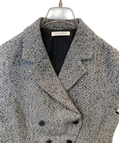 Loungedress（ラウンジドレス）Loungedress (ラウンジドレス) キャップスリーブWジレ　LDZ1052107A0001 グレー サイズ:FREEの古着・服飾アイテム