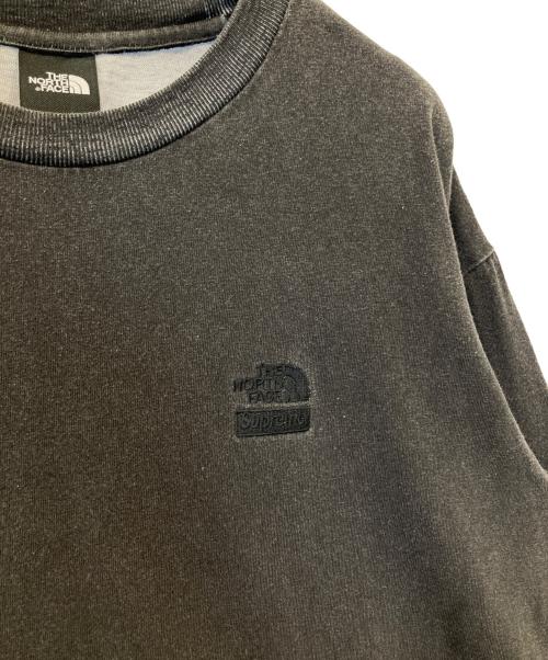 THE NORTH FACE（ザ ノース フェイス）THE NORTH FACE (ザ ノース フェイス) SUPREME (シュプリーム) Pigment Printed L/S Tee ダークグレー サイズ:Mの古着・服飾アイテム