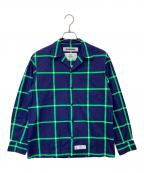 NEIGHBORHOODネイバーフッド）の古着「ALOHA.NEON/C-SHIRT アロハ ネオン シーシャツ 201TSNH-SHM09」｜ネイビー