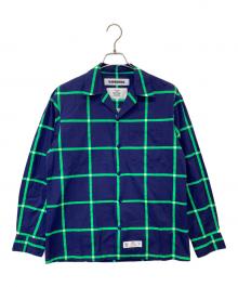 NEIGHBORHOOD（ネイバーフッド）の古着「ALOHA.NEON/C-SHIRT アロハ ネオン シーシャツ 201TSNH-SHM09」｜ネイビー