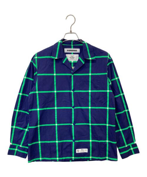 NEIGHBORHOOD（ネイバーフッド）NEIGHBORHOOD (ネイバーフッド) ALOHA.NEON/C-SHIRT アロハ ネオン シーシャツ 201TSNH-SHM09 ネイビー サイズ:Sの古着・服飾アイテム