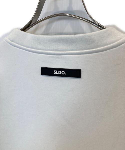 SLDO（エスルド）SLDO (エスルド) ライト ダブルニットプルオーバー 3D SHADOW LOGO　9607-53538 ホワイト サイズ:XLの古着・服飾アイテム