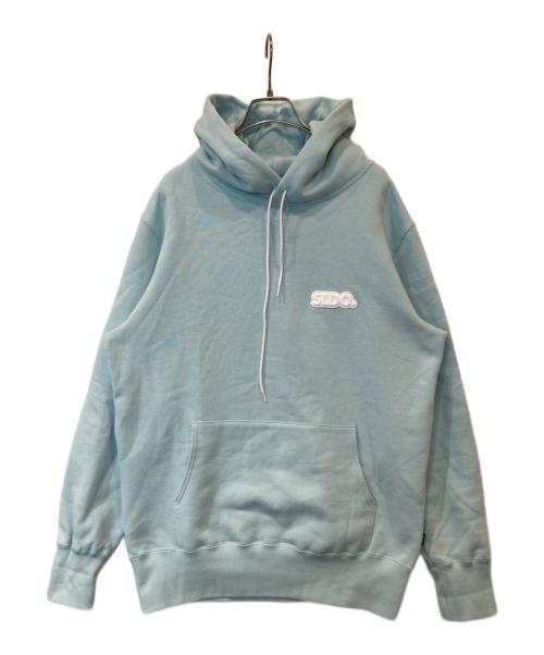 SLOD（エスルド）SLOD (エスルド) 3D BRIGHT LOGO 裏起毛フーディー　9607-54595 ブルー サイズ:Lの古着・服飾アイテム