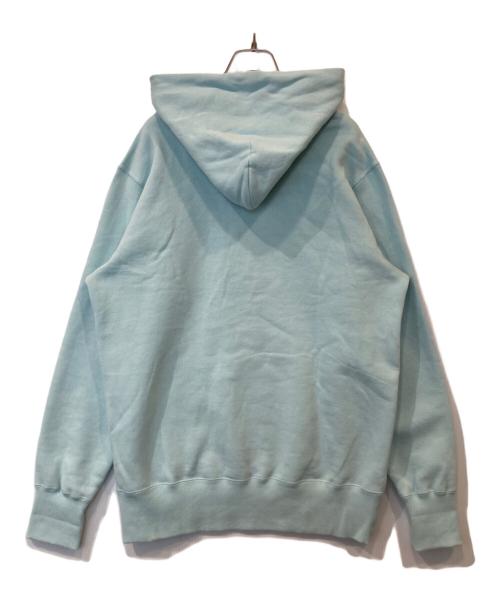 SLOD（エスルド）SLOD (エスルド) 3D BRIGHT LOGO 裏起毛フーディー　9607-54595 ブルー サイズ:Lの古着・服飾アイテム