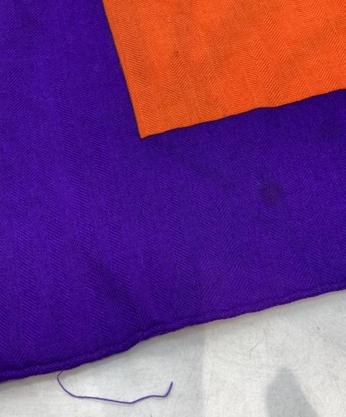 HERMES（エルメス）HERMES (エルメス) カレ140 カシミヤシルクスカーフ 砂漠の革飾りの古着・服飾アイテム