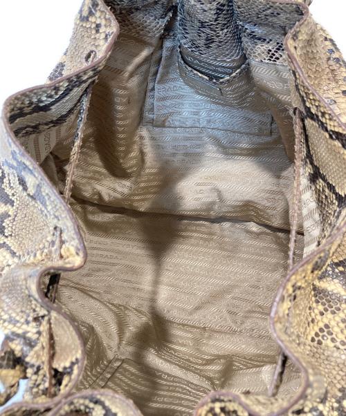 PRADA（プラダ）PRADA (プラダ) パイソントートバッグ 25の古着・服飾アイテム