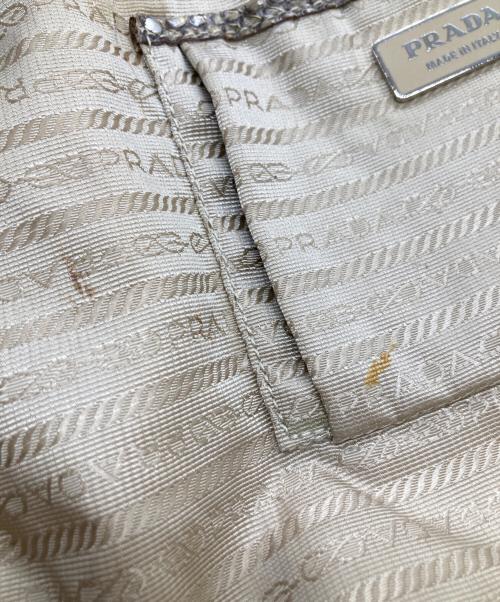 PRADA（プラダ）PRADA (プラダ) パイソントートバッグ 25の古着・服飾アイテム