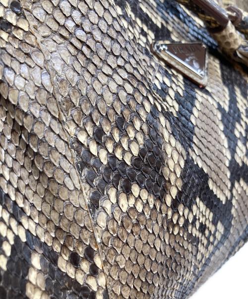 PRADA（プラダ）PRADA (プラダ) パイソントートバッグ 25の古着・服飾アイテム