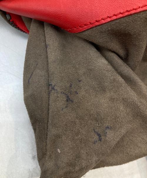 BOTTEGA VENETA（ボッテガベネタ）BOTTEGA VENETA (ボッテガベネタ) パイソントートバッグ 232504 VM460 6504 レッドの古着・服飾アイテム