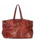 BOTTEGA VENETA (ボッテガベネタ) パイソントートバッグ 232504 VM460 6504 レッド：65000円