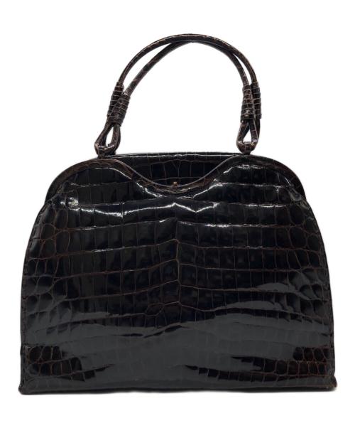 BOTTEGA VENETA（ボッテガベネタ）BOTTEGA VENETA (ボッテガベネタ) クロコハンドバッグの古着・服飾アイテム