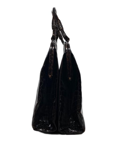 BOTTEGA VENETA（ボッテガベネタ）BOTTEGA VENETA (ボッテガベネタ) クロコハンドバッグの古着・服飾アイテム