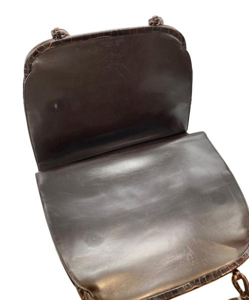 BOTTEGA VENETA（ボッテガベネタ）BOTTEGA VENETA (ボッテガベネタ) クロコハンドバッグの古着・服飾アイテム