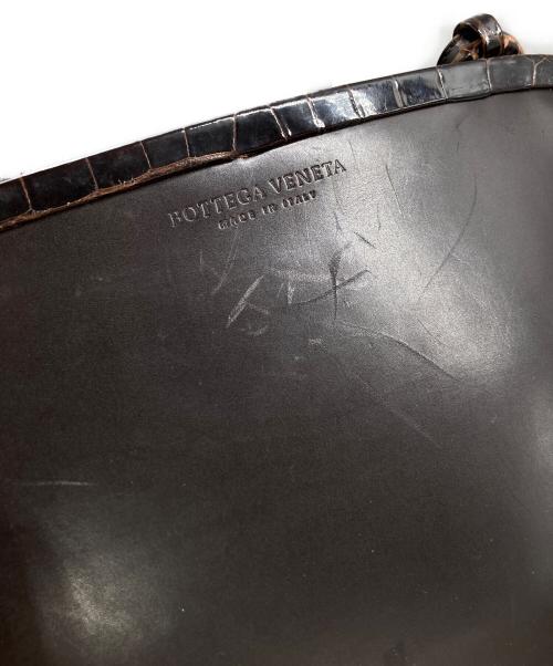 BOTTEGA VENETA（ボッテガベネタ）BOTTEGA VENETA (ボッテガベネタ) クロコハンドバッグの古着・服飾アイテム