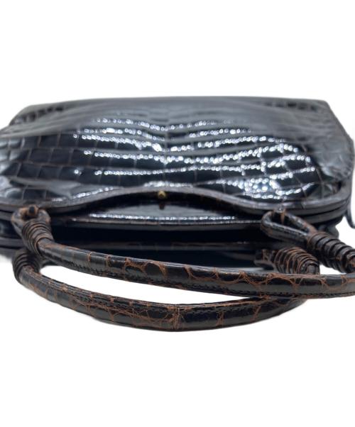 BOTTEGA VENETA（ボッテガベネタ）BOTTEGA VENETA (ボッテガベネタ) クロコハンドバッグの古着・服飾アイテム