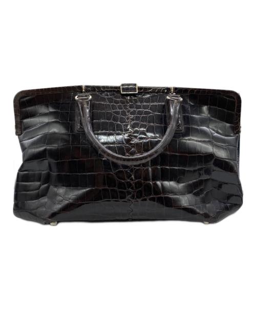 BOTTEGA VENETA（ボッテガベネタ）BOTTEGA VENETA (ボッテガベネタ) クロコハンドバッグの古着・服飾アイテム