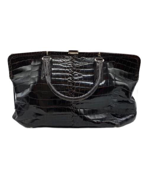 BOTTEGA VENETA（ボッテガベネタ）BOTTEGA VENETA (ボッテガベネタ) クロコハンドバッグの古着・服飾アイテム