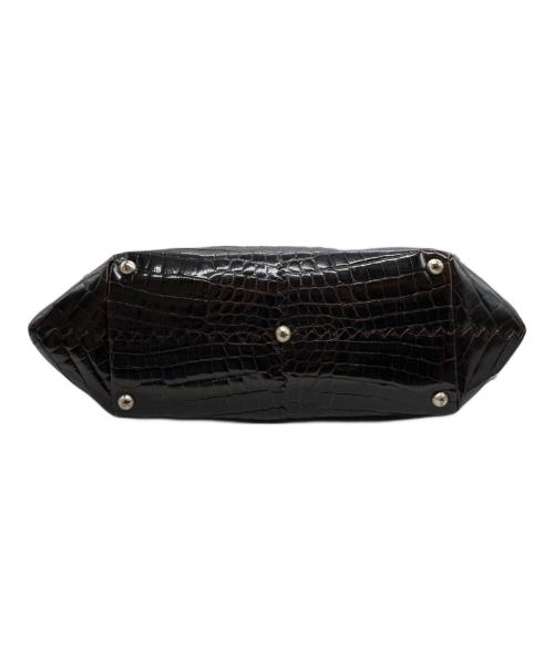 BOTTEGA VENETA（ボッテガベネタ）BOTTEGA VENETA (ボッテガベネタ) クロコハンドバッグの古着・服飾アイテム