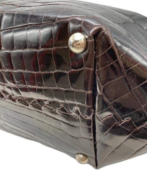 BOTTEGA VENETA（ボッテガベネタ）BOTTEGA VENETA (ボッテガベネタ) クロコハンドバッグの古着・服飾アイテム