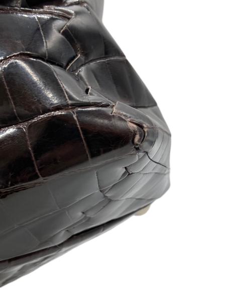 BOTTEGA VENETA（ボッテガベネタ）BOTTEGA VENETA (ボッテガベネタ) クロコハンドバッグの古着・服飾アイテム