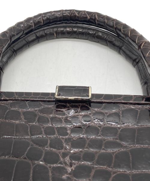 BOTTEGA VENETA（ボッテガベネタ）BOTTEGA VENETA (ボッテガベネタ) クロコハンドバッグの古着・服飾アイテム