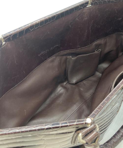 BOTTEGA VENETA（ボッテガベネタ）BOTTEGA VENETA (ボッテガベネタ) クロコハンドバッグの古着・服飾アイテム