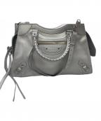 BALENCIAGAバレンシアガ）の古着「ネオクラシックシティ 2wayショルダーバッグ　693923」｜シルバー