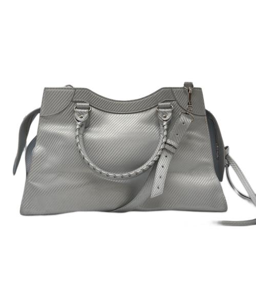 BALENCIAGA（バレンシアガ）BALENCIAGA (バレンシアガ) ネオクラシックシティ 2wayショルダーバッグ　693923 シルバーの古着・服飾アイテム