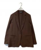 INDIVIインディヴィ）の古着「テーラードカラージャケット　127-48026」｜ブラウン