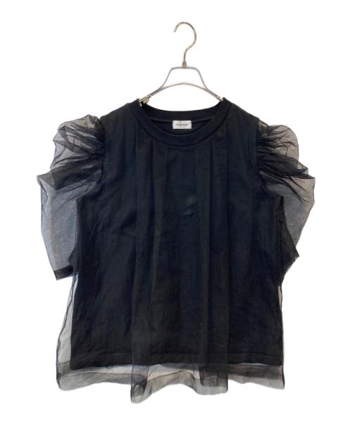 Chika Kisada（チカ キサダ）Chika Kisada (チカ キサダ) 別注チュールトップス CT-22015 ブラック サイズ:2の古着・服飾アイテム