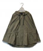 Spick and Spanスピック＆スパン）の古着「CO/PE ルーズフーディーブルゾン」｜カーキ