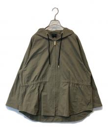 Spick and Span（スピック＆スパン）の古着「CO/PE ルーズフーディーブルゾン」｜カーキ