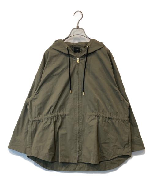 Spick and Span（スピック＆スパン）Spick and Span (スピック＆スパン) CO/PE ルーズフーディーブルゾン カーキ サイズ:36の古着・服飾アイテム