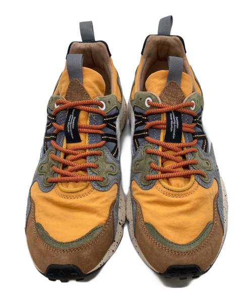 Flower MOUNTAIN（フラワーマウンテン）flower mountain (フラワーマウンテン) YAMANO3 スニーカー　FM63566 オレンジ サイズ:26cmの古着・服飾アイテム