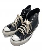 CONVERSE ADDICTコンバース アディクト）の古着「CHUCK TAYLOR LEATHER HI　1AD812」｜ブラック
