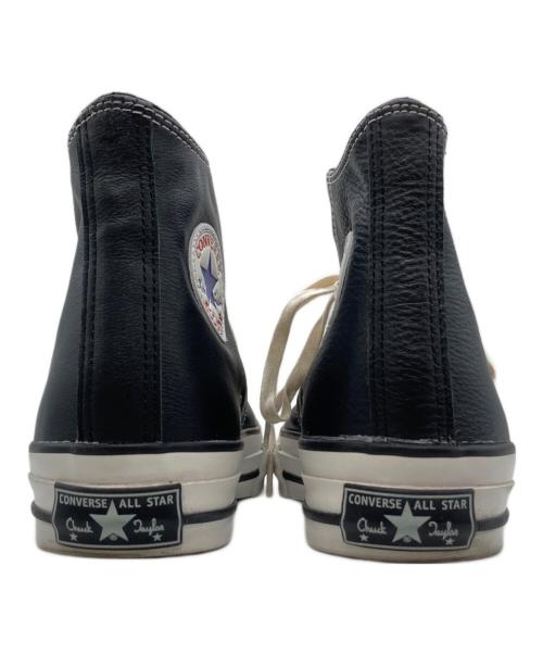 CONVERSE ADDICT（コンバース アディクト）CONVERSE ADDICT (コンバース アディクト) CHUCK TAYLOR LEATHER HI　1AD812 ブラック サイズ:26の古着・服飾アイテム