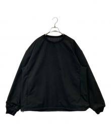 MNMM（ミニマム）の古着「Drawstring Shirt LS ドローストリング シャツ ロングスリーブ」｜ブラック