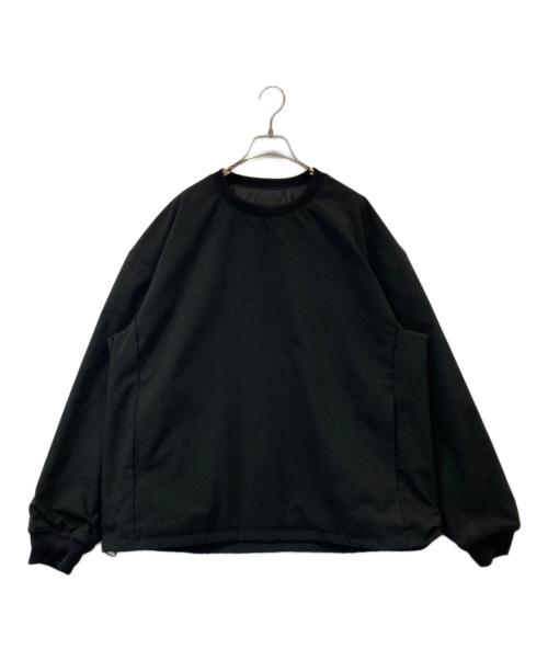 MNMM（ミニマム）MNMM (ミニマム) Drawstring Shirt LS ドローストリング シャツ ロングスリーブ ブラック サイズ:不明の古着・服飾アイテム