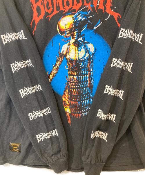 glamb（グラム）glamb (グラム) チェンソーマン (チェンソーマン) ボムデビル ロングスリーブTシャツ ブラック サイズ:Lの古着・服飾アイテム