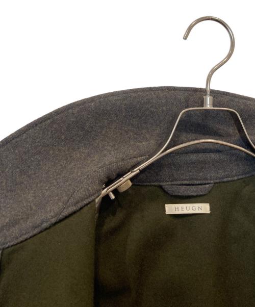 HEUGN（ユーゲン）HEUGN (ユーゲン) ALBERT MIX TWEED コート アルバート ミックス ツイード コート COAT 031 ブラウン サイズ:3の古着・服飾アイテム