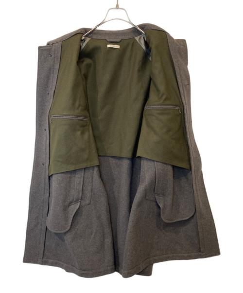 HEUGN（ユーゲン）HEUGN (ユーゲン) ALBERT MIX TWEED コート アルバート ミックス ツイード コート COAT 031 ブラウン サイズ:3の古着・服飾アイテム