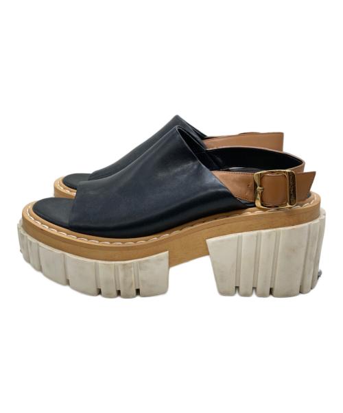 STELLA McCARTNEY（ステラマッカートニー）STELLA McCARTNEY (ステラマッカートニー) エミリー サンダル 800340 ブラック サイズ:37 1/2の古着・服飾アイテム