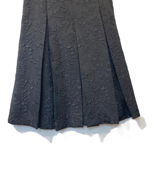 siwen（シーウェン）siwen (シーウェン) ヴィオラジャガードスカート　si22ss18021-09-01 ブラック サイズ:Sの古着・服飾アイテム