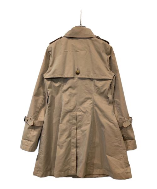 BURBERRY BLUE LABEL（バーバリー ブルー レーベル）BURBERRY BLUE LABEL (バーバリー ブルー レーベル) 裏ノバチェック金釦トレンチコート　E1A41-660-40 ベージュ サイズ:38の古着・服飾アイテム