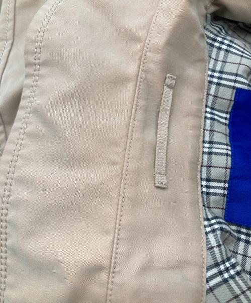 BURBERRY BLUE LABEL（バーバリー ブルー レーベル）BURBERRY BLUE LABEL (バーバリー ブルー レーベル) 裏ノバチェック金釦トレンチコート　E1A41-660-40 ベージュ サイズ:38の古着・服飾アイテム
