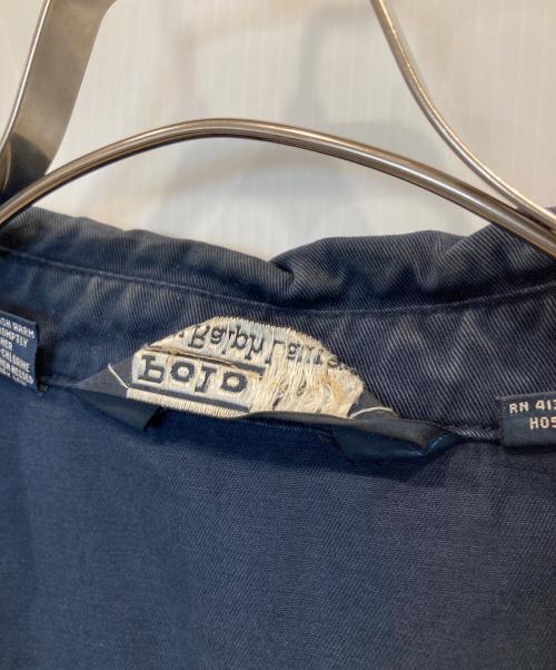 POLO RALPH LAUREN（ポロ・ラルフローレン）POLO RALPH LAUREN (ポロ・ラルフローレン) スイングトップ ネイビー サイズ:XLの古着・服飾アイテム