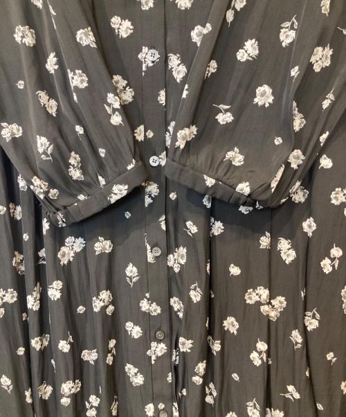 KUMIKYOKU（クミキョク）KUMIKYOKU (クミキョク) ギャザーライトデシンボウタイ付き ワンピース　OPWLGW0500 ブラック サイズ:5の古着・服飾アイテム