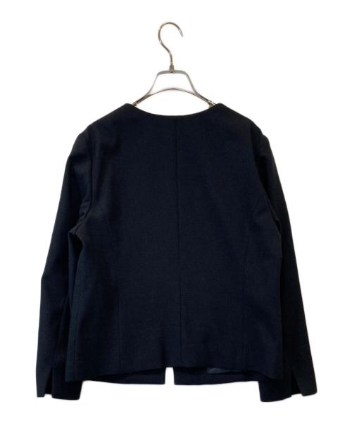 UNTITLED（アンタイトル）UNTITLED (アンタイトル) グラシエブッチャー スラッシュネックジャケット 153-47316 ブラック サイズ:42の古着・服飾アイテム